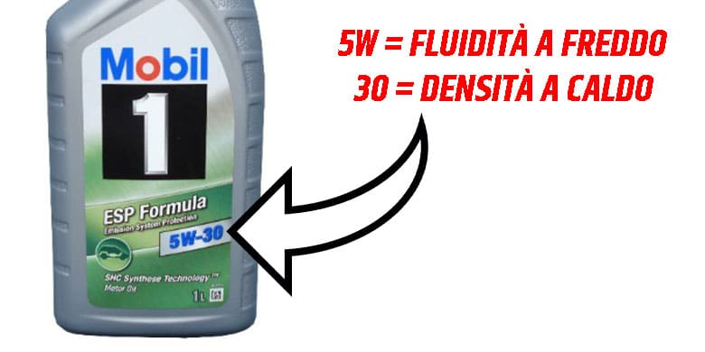 fluidità e densità olio motore
